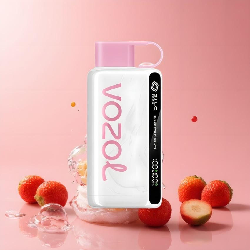 VOZOL STAR 9000/12000 Eldobható Eper Fagylalt magyar nagykereskedés 650mAh