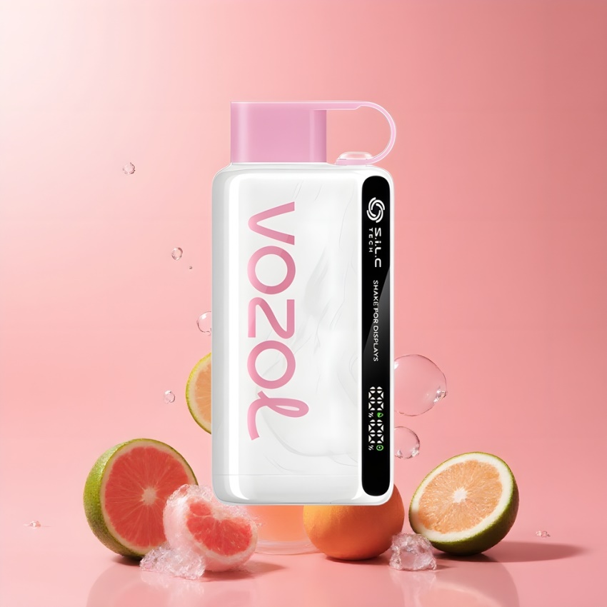 VOZOL STAR 9000/12000 Rázás Kijelzős Disposable Vape Rózsaszín Limonádé magyar nagykereskedés