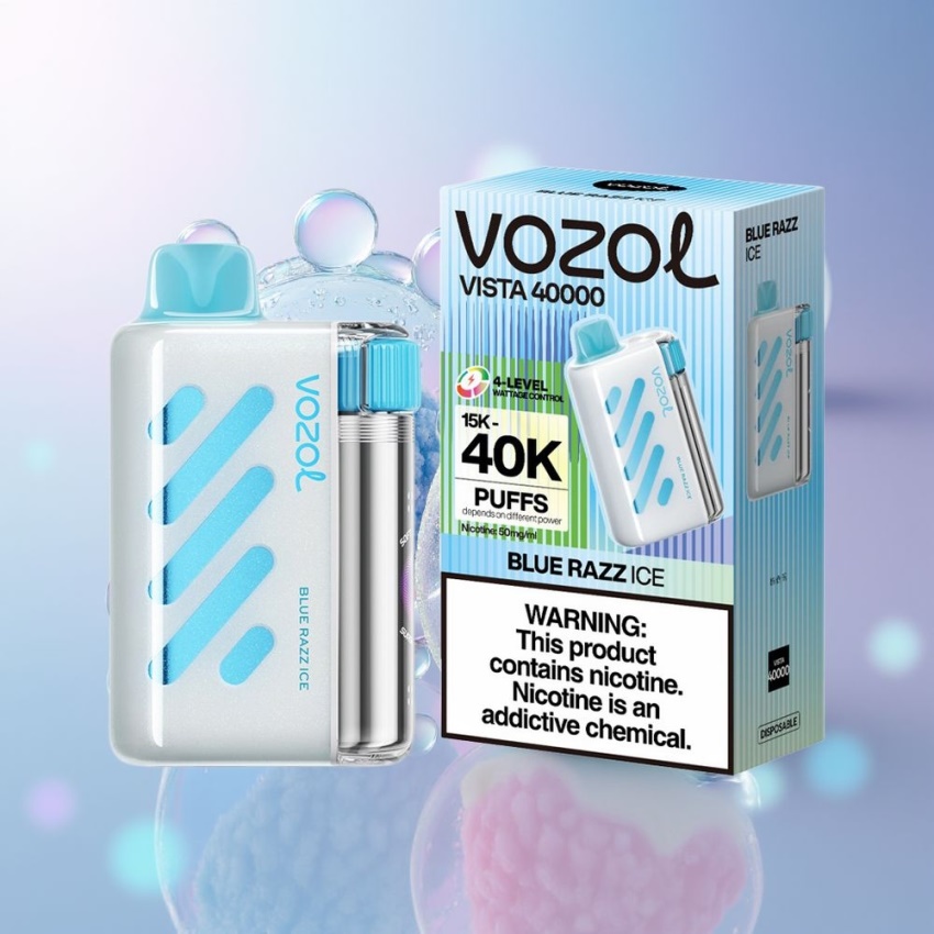 Vozol Vista 40000 Puff MTL Mesh Coil magyar nagykereskedés Kék Ribizli Jég