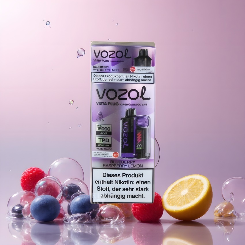 VOZOL VISTA PLUG 6000/10000 360° Ízszabadság áfonya-málna-citrom magyar nagykereskedés