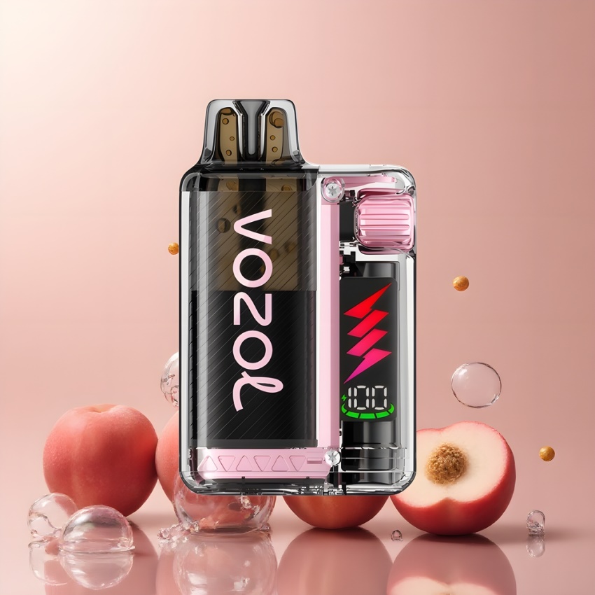 VOZOL VISTA PLUG 6000/10000 Alma-Őszibarack Látható E-Liquid magyar nagykereskedés