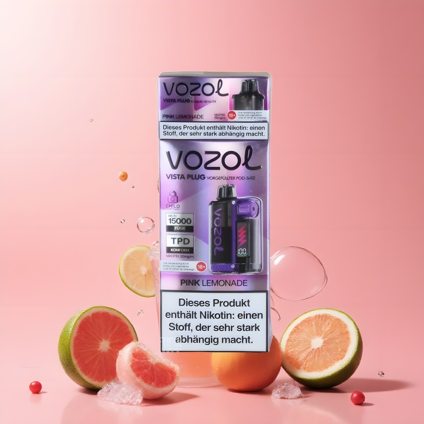 VOZOL VISTA PLUG 6000/10000 Disposable Vape Rózsaszín Limonádé 360° FlavorFreedom magyar nagykereskedés (79 karakter)