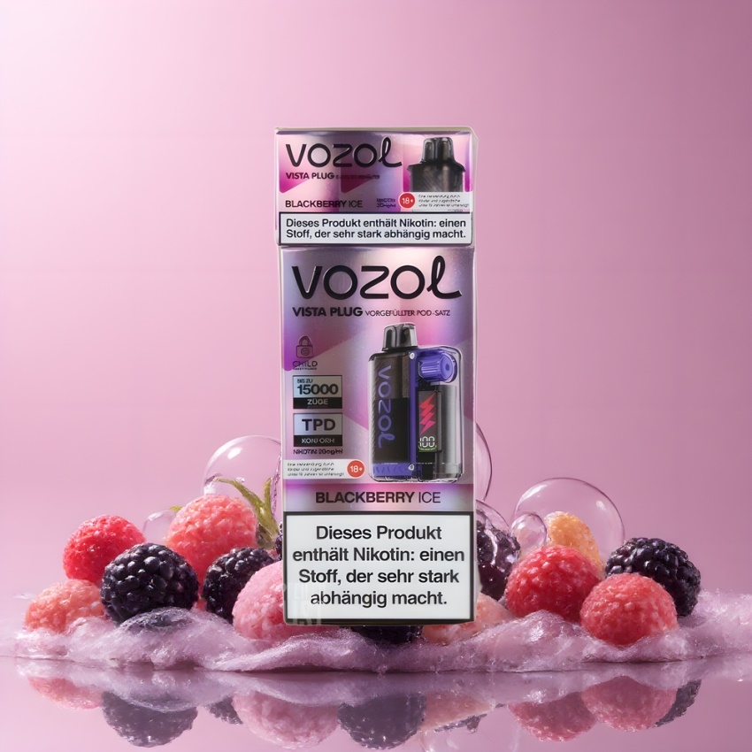 VOZOL VISTA PLUG 6000/10000 Disposable Vape Szederjég – magyar nagykereskedés