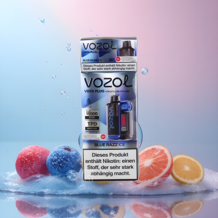 VOZOL VISTA PLUG 6000/10000 Kék Áfonya Jég magyar nagykereskedés 360° Íz