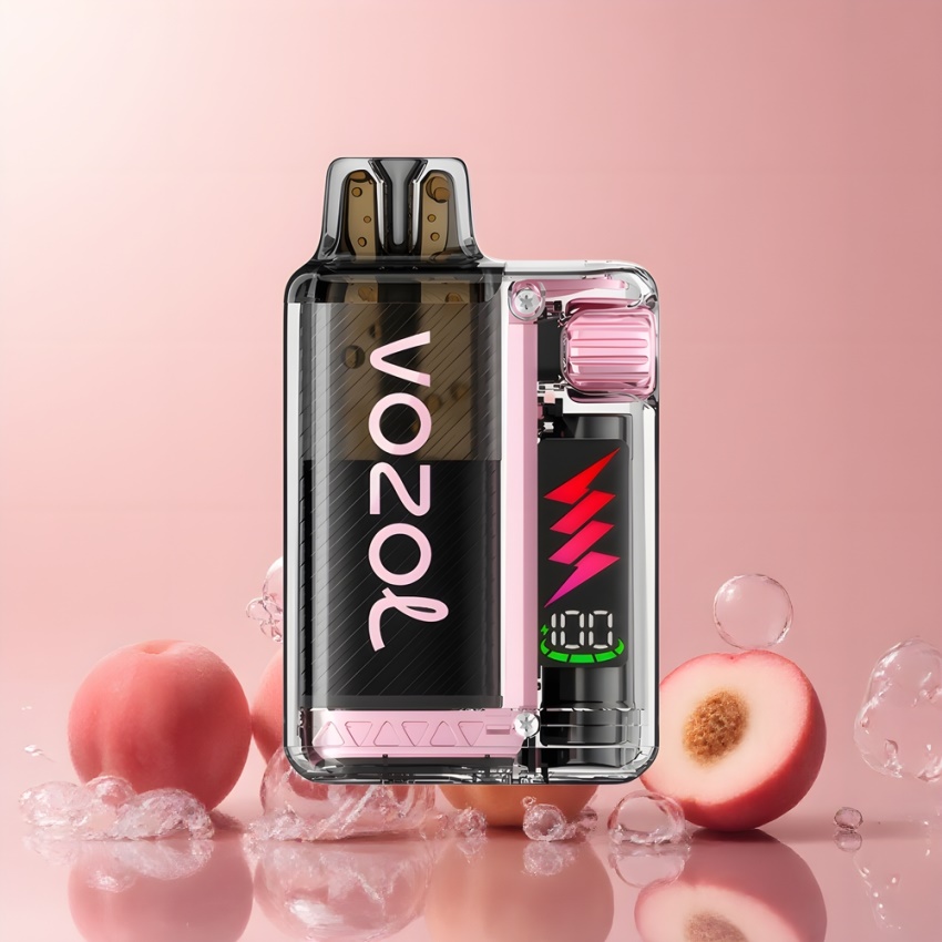 VOZOL VISTA PLUG 6000/10000 Látható E-Liquides Tartály Peach Jég magyar nagykereskedés
