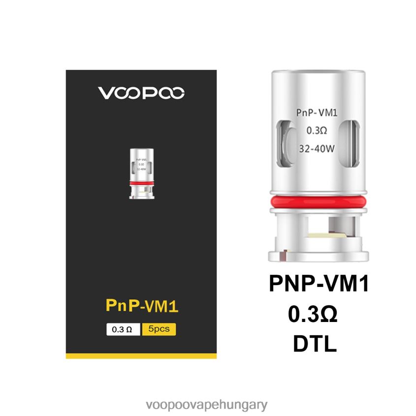 VOOPOO PNP tekercsek (5db) pnp-vm1 Z0646H596 VOOPOO Vape Liquid Magyarország
