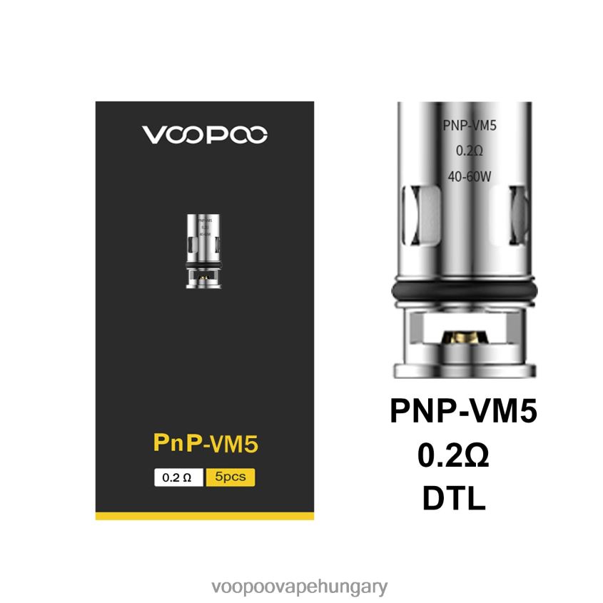 VOOPOO PNP tekercsek (5db) pnp-vm5 Z0646H599 Vape Pod VOOPOO Magyarország