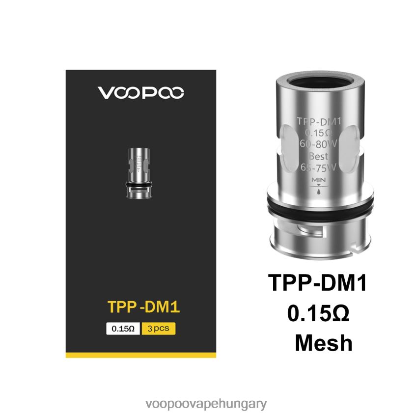 VOOPOO TPP tekercsek (3db) tpp-dm1 Z0646H585 VOOPOO Vape Pen