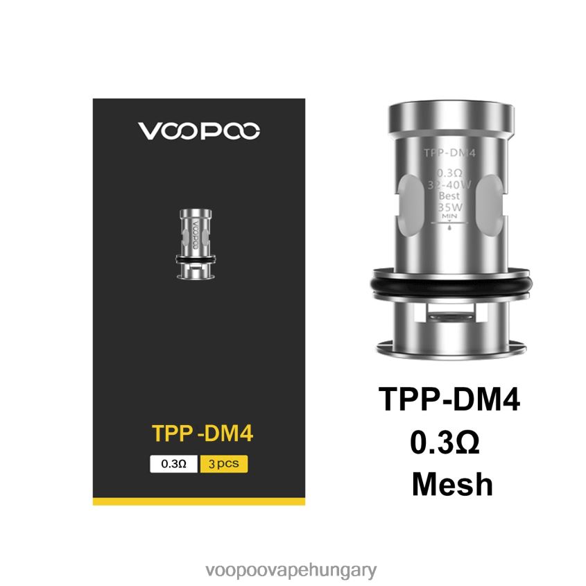 VOOPOO TPP tekercsek (3db) tpp-dm4 Z0646H611 VOOPOO Magyarország