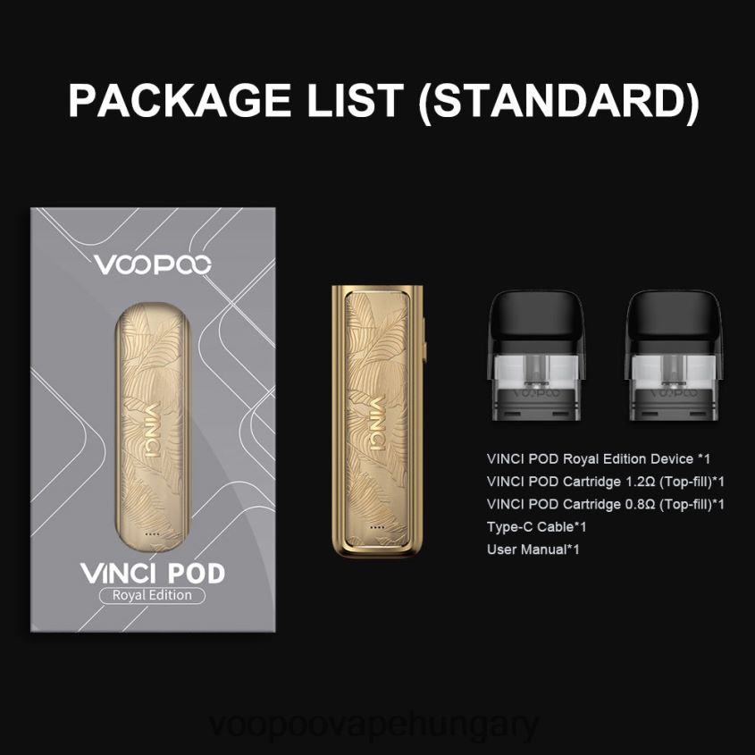 VOOPOO VINCI POD királyi kiadás aranylemez Z0646H343 VOOPOO Vape Budapest