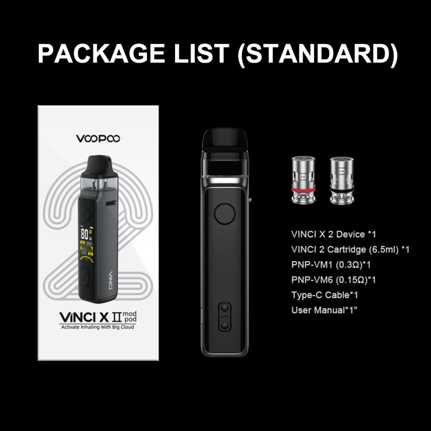 VOOPOO VINCI X 2 készlet szénrost Z0646H347 VOOPOO Vape Price