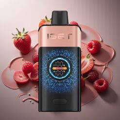 IGET ONE 12000 Puffs Eldobható E-cigaretta Eper-Málna (magyar nagykereskedés)