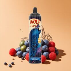 JNR Wolf Niplo 10000 Puffs magyar nagykereskedés 20ml Áfonya-Savanyú Málna