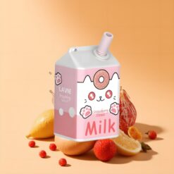 Lavie Milk 7000 Puffs magyar nagykereskedés Eper Fánk 16ML